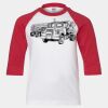 Youth Three Quarter Sleeve Baseball T-Shirt Thumbnail