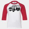 Youth Three Quarter Sleeve Baseball T-Shirt Thumbnail