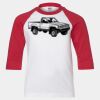 Youth Three Quarter Sleeve Baseball T-Shirt Thumbnail