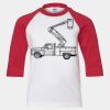 Youth Three Quarter Sleeve Baseball T-Shirt Thumbnail