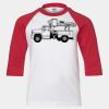 Youth Three Quarter Sleeve Baseball T-Shirt Thumbnail