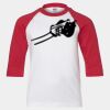 Youth Three Quarter Sleeve Baseball T-Shirt Thumbnail