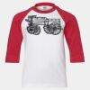 Youth Three Quarter Sleeve Baseball T-Shirt Thumbnail