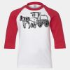 Youth Three Quarter Sleeve Baseball T-Shirt Thumbnail