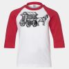 Youth Three Quarter Sleeve Baseball T-Shirt Thumbnail