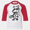 Youth Three Quarter Sleeve Baseball T-Shirt Thumbnail