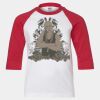 Youth Three Quarter Sleeve Baseball T-Shirt Thumbnail