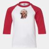 Youth Three Quarter Sleeve Baseball T-Shirt Thumbnail