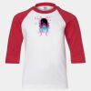Youth Three Quarter Sleeve Baseball T-Shirt Thumbnail