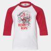 Youth Three Quarter Sleeve Baseball T-Shirt Thumbnail