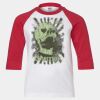 Youth Three Quarter Sleeve Baseball T-Shirt Thumbnail