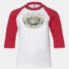 Youth Three Quarter Sleeve Baseball T-Shirt Thumbnail