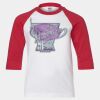 Youth Three Quarter Sleeve Baseball T-Shirt Thumbnail