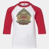Youth Three Quarter Sleeve Baseball T-Shirt Thumbnail