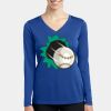 Women's Long Sleeve PosiCharge ® Competitor V Neck Tee Thumbnail