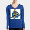 Women's Long Sleeve PosiCharge ® Competitor V Neck Tee Thumbnail