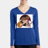Women's Long Sleeve PosiCharge ® Competitor V Neck Tee Thumbnail
