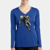 Women's Long Sleeve PosiCharge ® Competitor V Neck Tee Thumbnail