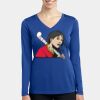 Women's Long Sleeve PosiCharge ® Competitor V Neck Tee Thumbnail