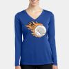 Women's Long Sleeve PosiCharge ® Competitor V Neck Tee Thumbnail