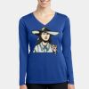 Women's Long Sleeve PosiCharge ® Competitor V Neck Tee Thumbnail