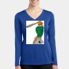 Women's Long Sleeve PosiCharge ® Competitor V Neck Tee Thumbnail