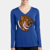 Women's Long Sleeve PosiCharge ® Competitor V Neck Tee Thumbnail