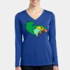 Women's Long Sleeve PosiCharge ® Competitor V Neck Tee Thumbnail