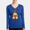 Women's Long Sleeve PosiCharge ® Competitor V Neck Tee Thumbnail
