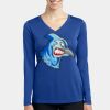 Women's Long Sleeve PosiCharge ® Competitor V Neck Tee Thumbnail