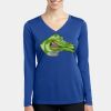 Women's Long Sleeve PosiCharge ® Competitor V Neck Tee Thumbnail
