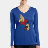Women's Long Sleeve PosiCharge ® Competitor V Neck Tee Thumbnail