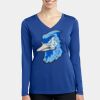 Women's Long Sleeve PosiCharge ® Competitor V Neck Tee Thumbnail