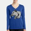 Women's Long Sleeve PosiCharge ® Competitor V Neck Tee Thumbnail