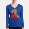 Women's Long Sleeve PosiCharge ® Competitor V Neck Tee Thumbnail