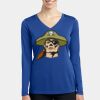Women's Long Sleeve PosiCharge ® Competitor V Neck Tee Thumbnail