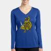 Women's Long Sleeve PosiCharge ® Competitor V Neck Tee Thumbnail