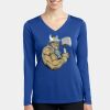 Women's Long Sleeve PosiCharge ® Competitor V Neck Tee Thumbnail