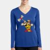 Women's Long Sleeve PosiCharge ® Competitor V Neck Tee Thumbnail
