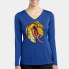 Women's Long Sleeve PosiCharge ® Competitor V Neck Tee Thumbnail