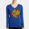 Women's Long Sleeve PosiCharge ® Competitor V Neck Tee Thumbnail