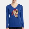 Women's Long Sleeve PosiCharge ® Competitor V Neck Tee Thumbnail