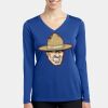 Women's Long Sleeve PosiCharge ® Competitor V Neck Tee Thumbnail